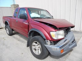 2000 TOYOTA TACOMA SR5 PRERUNNER BURGUNDY XTRA CAB 3.4L AT 2WD Z18185 
